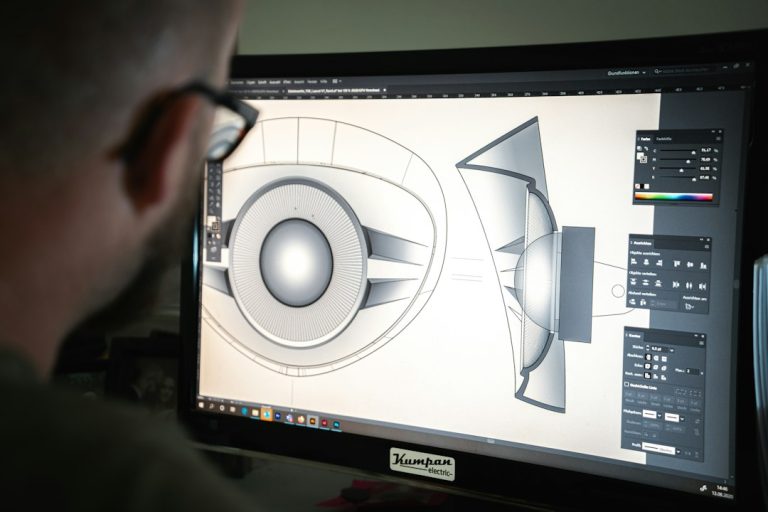 Engineering and CAD product design workspace